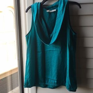tourqoise blue green Michael Kors sleeveless top